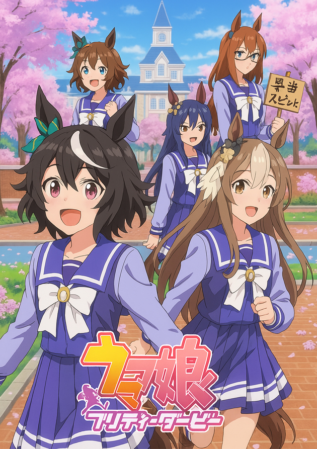 Постер Девушки-пони: Славное дерби — Первая годовщина